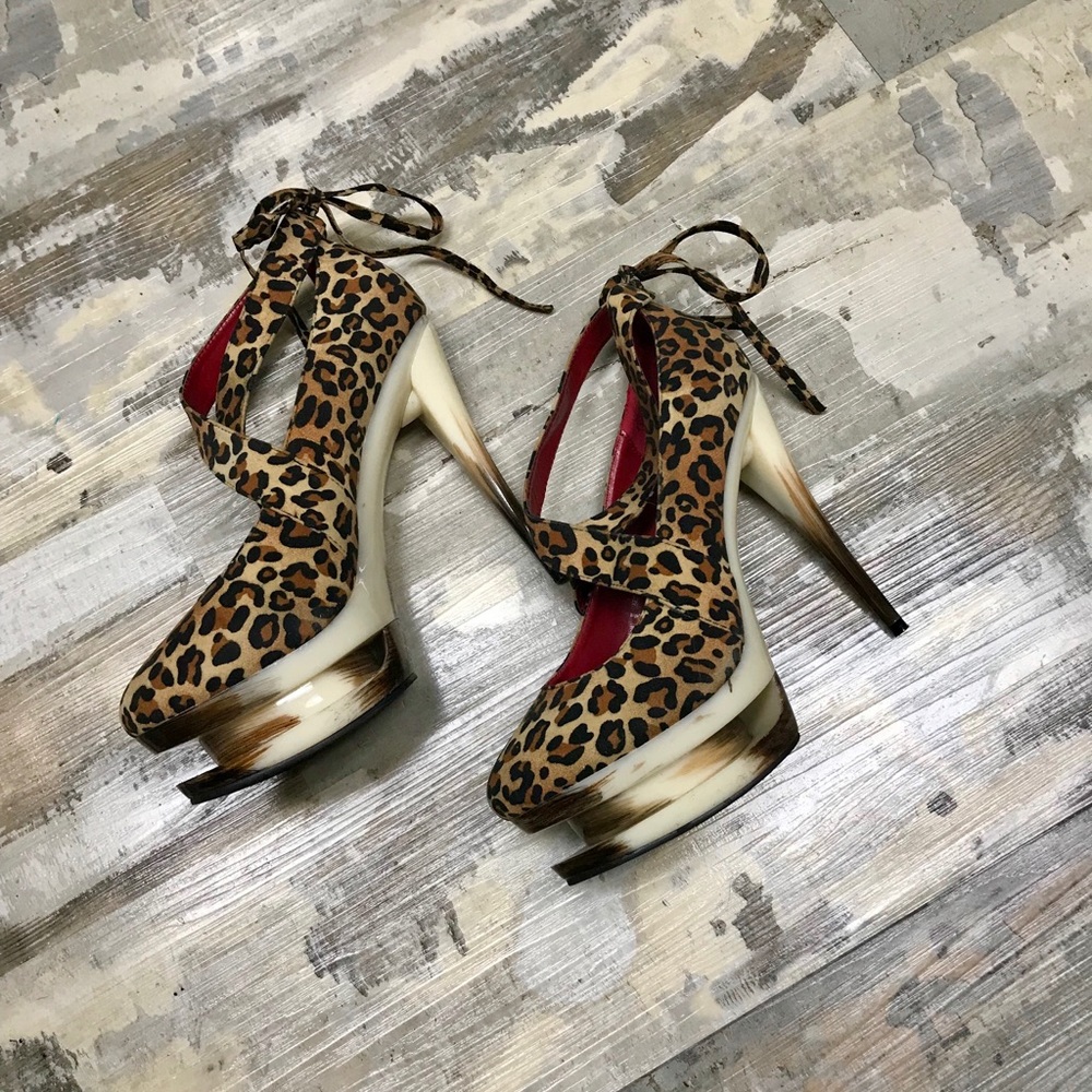 Leopard Heels